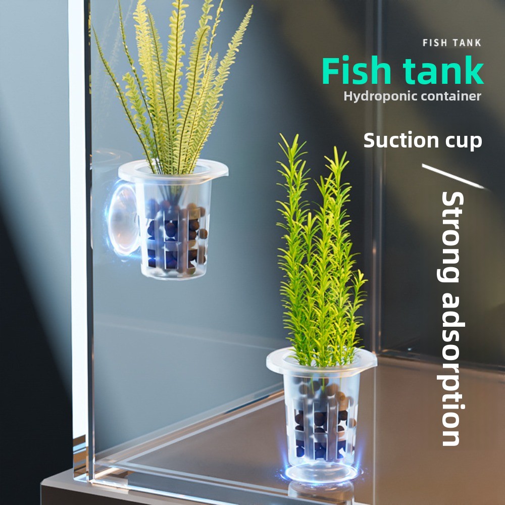 Hydroponic Grow Pod - 10Pcs Transparent Plant Hydroponic Pot Plastic