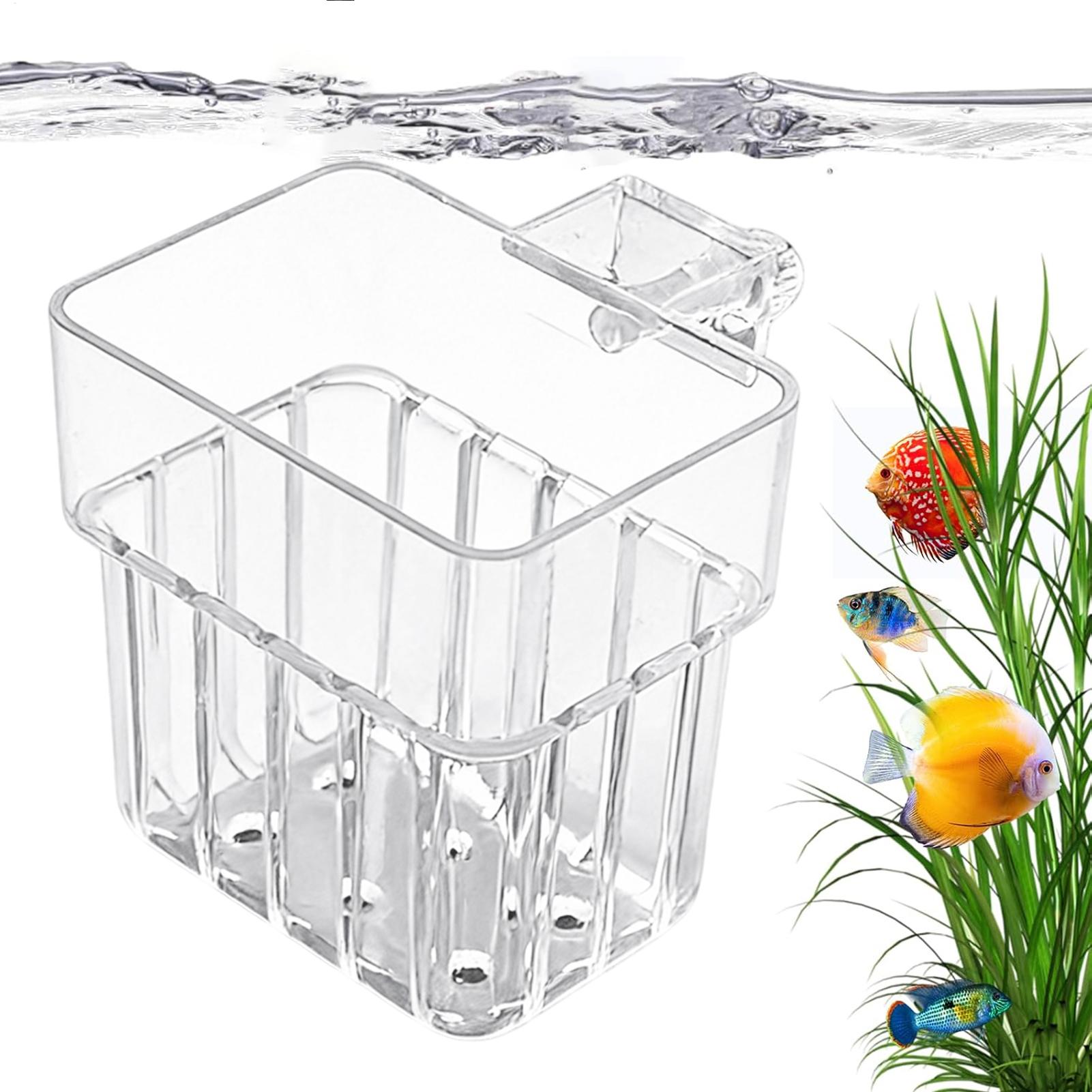 Hydroponic Grow Pod - Transparent Hangable Aquarium Plant Holder Pot