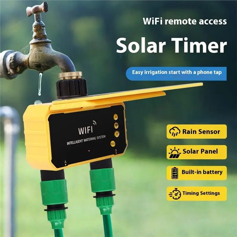 1/2 Outlets WIFI Solar Irrigat - Smart Garden At Home recension och pris