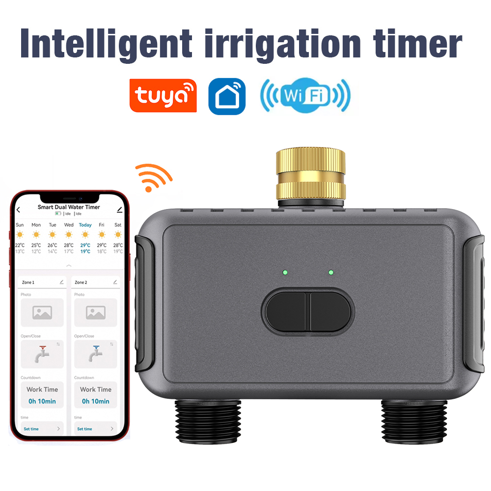 Tuya WiFi Water Timer Smart 2  - Smart Garden At Home recension och pris