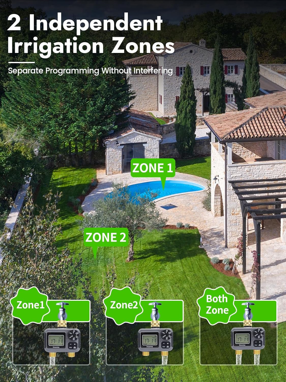 Dual Outlets Smart Irrigation  - Smart Garden At Home recension och pris