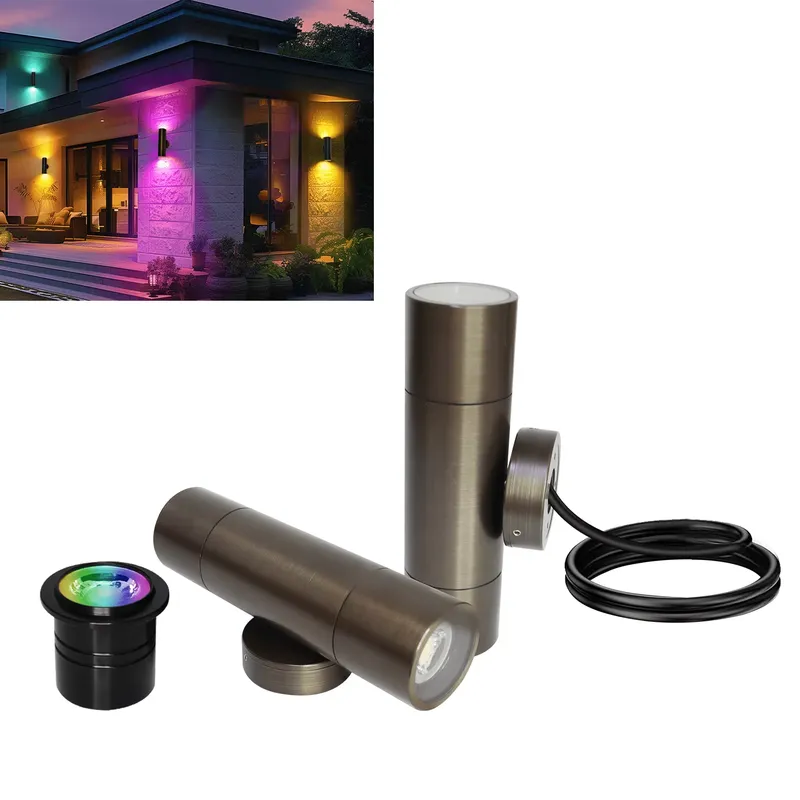 Durable Brass Outdoor LED Wall - Smart Gardening recension och pris