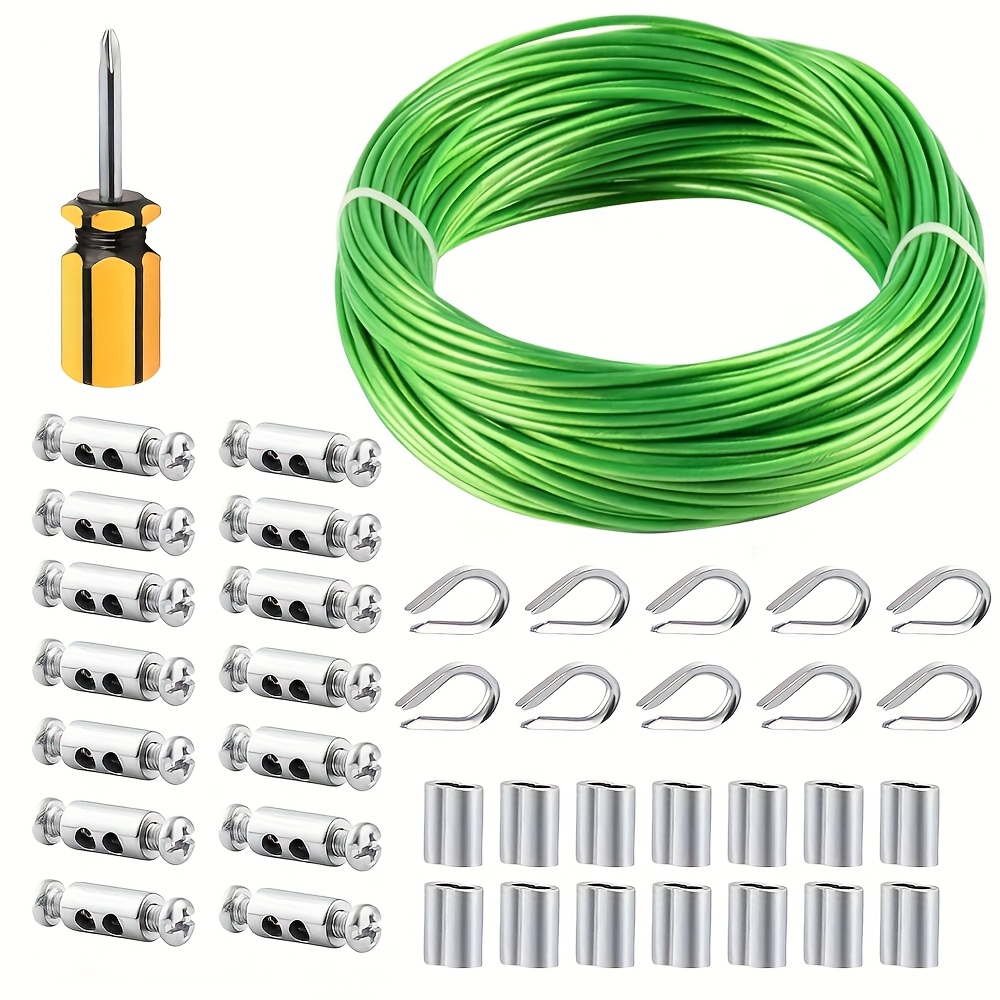 1/8 Inch (3mm Diameter) Green  - Smart Garden Fence recension och pris