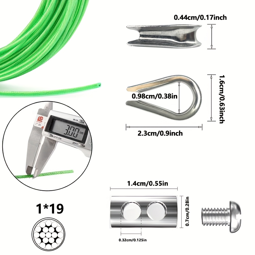 1/8 Inch (3mm Diameter) Green  - Smart Garden Fence recension och pris