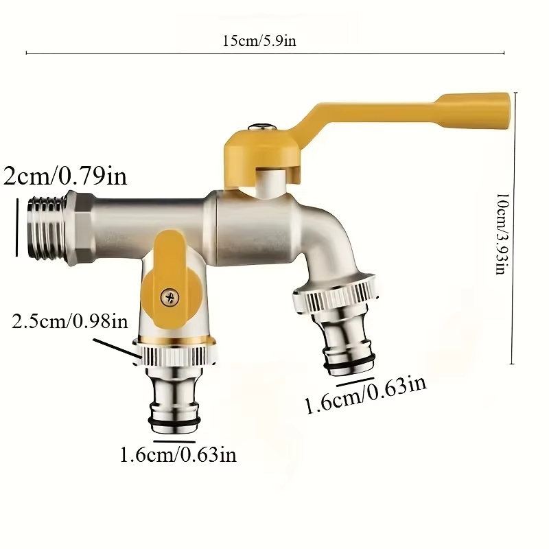 Double outlet garden hose fauc - Smart Garden Water recension och pris