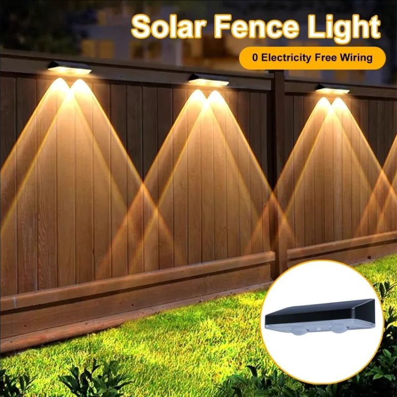 RGB Solar Fence Lights Outdoor - Smart Garden Fence recension och pris