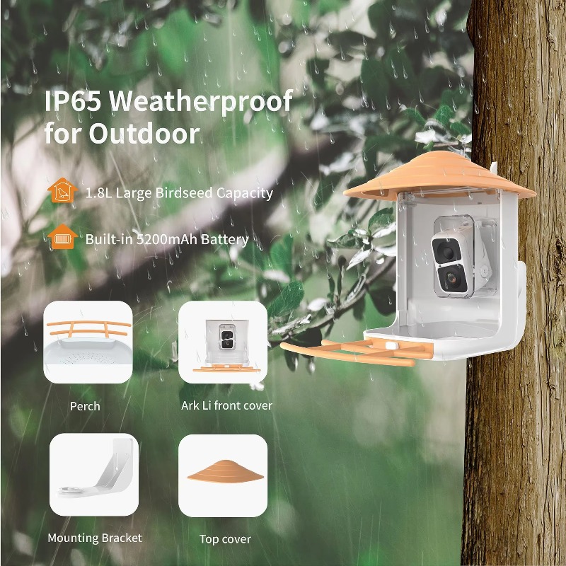2L IP66 AI Smart Bird Feeder w - Smart Garden Ai recension och pris