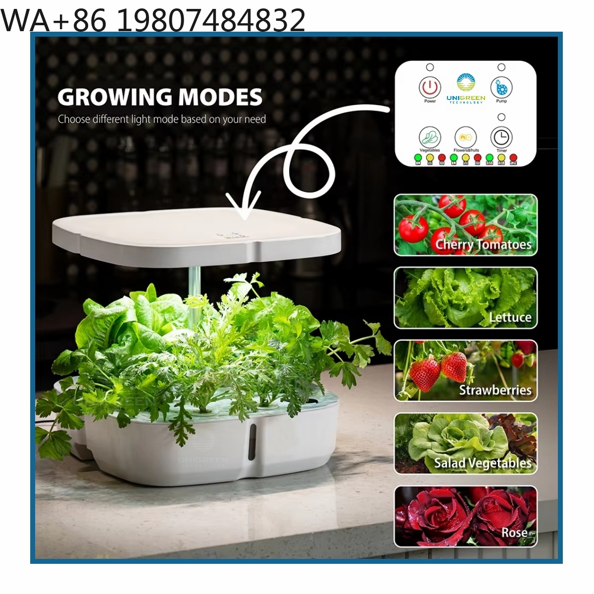 8 Pod  Mini Hydroponic Grow Bo - Hydroponic Grow Pod recension och pris