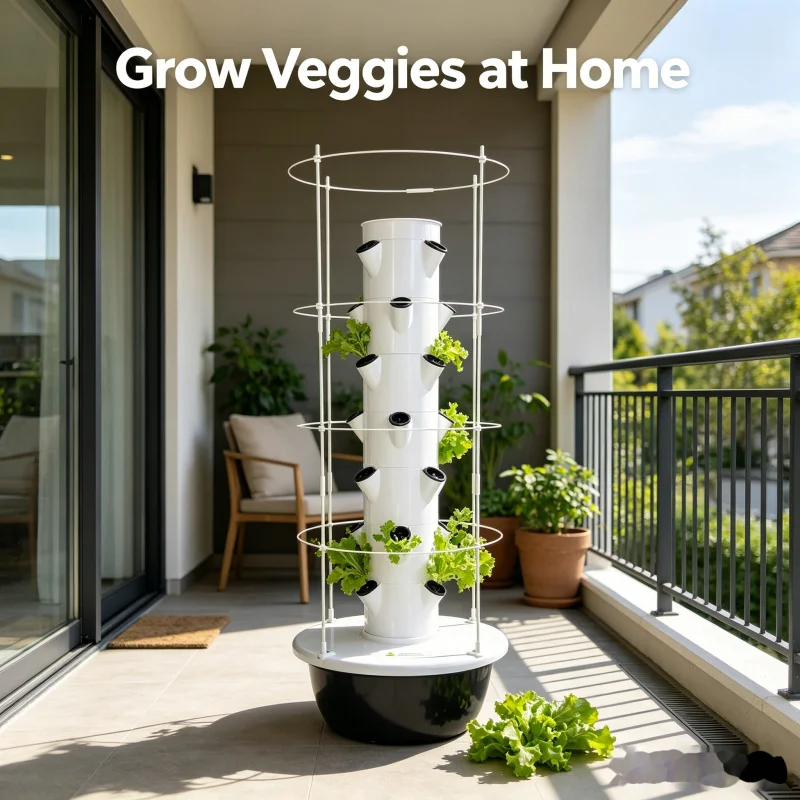 Smart Vertical Hydroponic Towe - Smart Garden Indoor recension och pris
