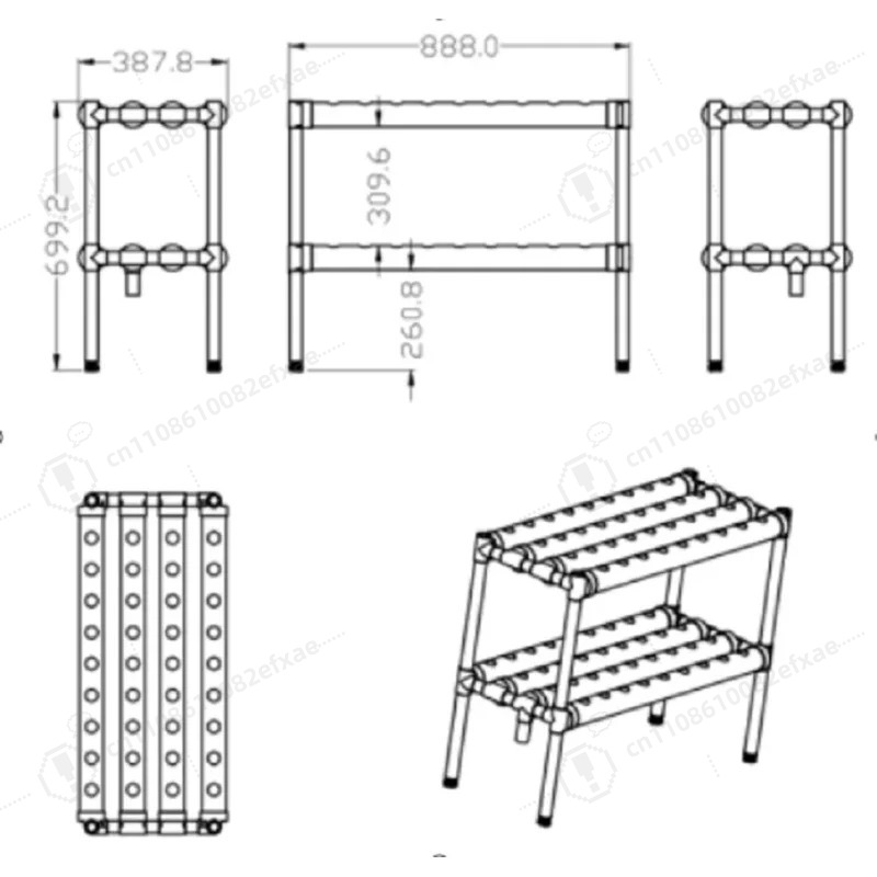 NFT Channel Hydroponics System - Smart Garden Hanging Baskets recension och pris