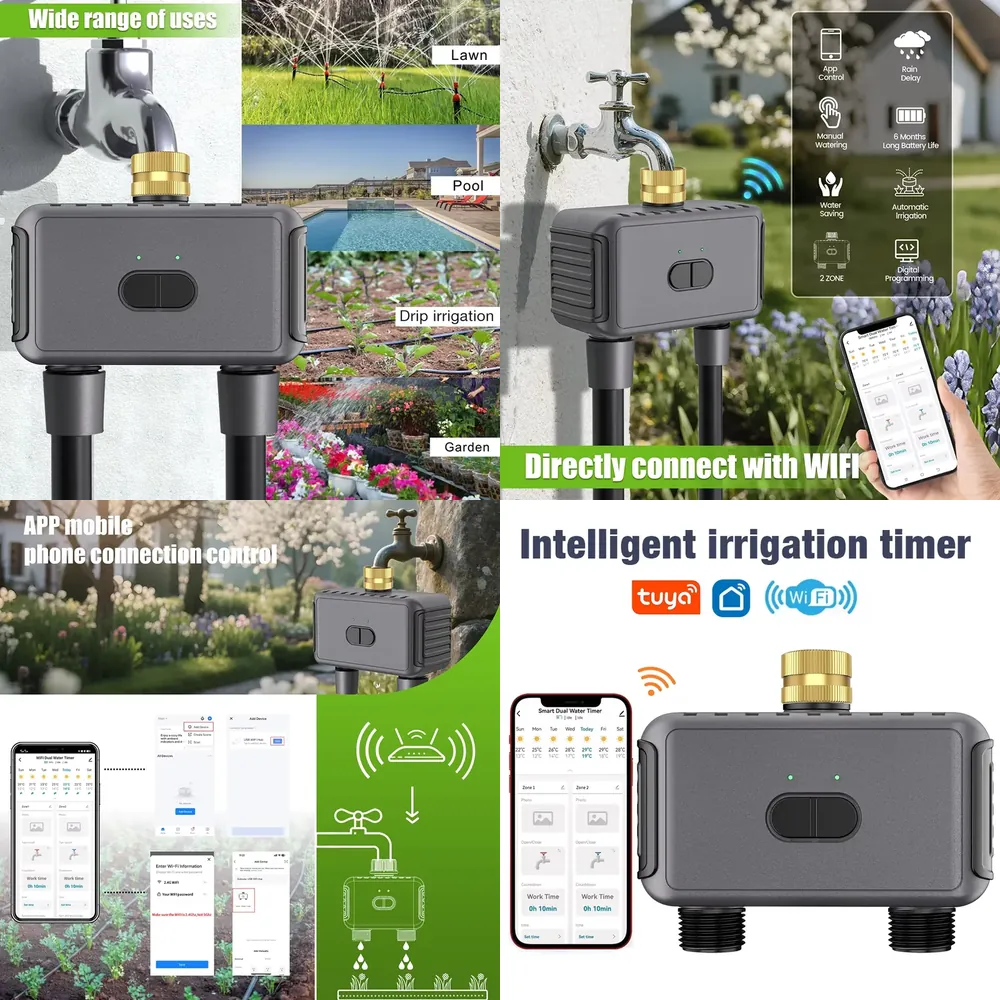 WAP01 WiFi APP Control Dual Ho - Smart Gardening recension och pris