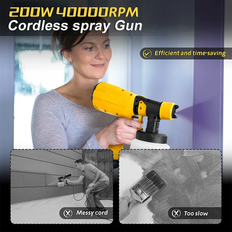 Cordless electric paint spraye - Smart Garden Fence recension och pris