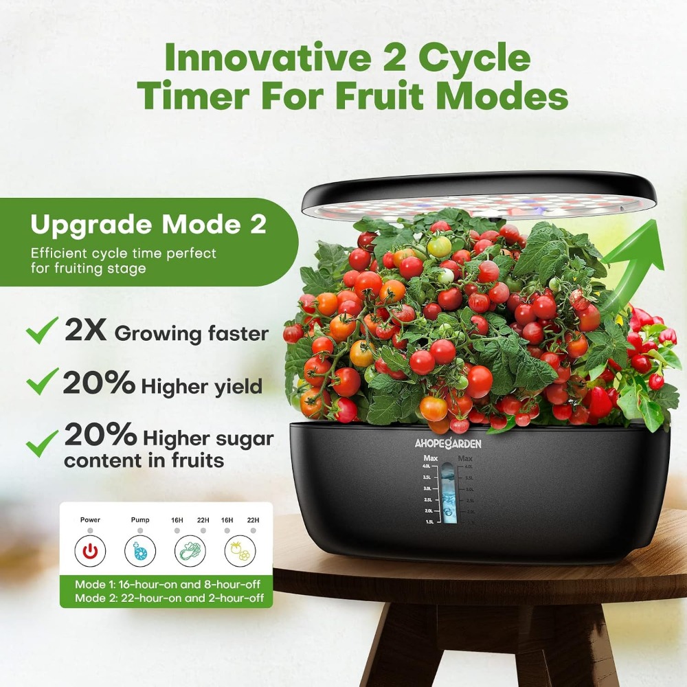 12 Pod Hydroponic Garden with  - Hydroponic Grow Pod recension och pris