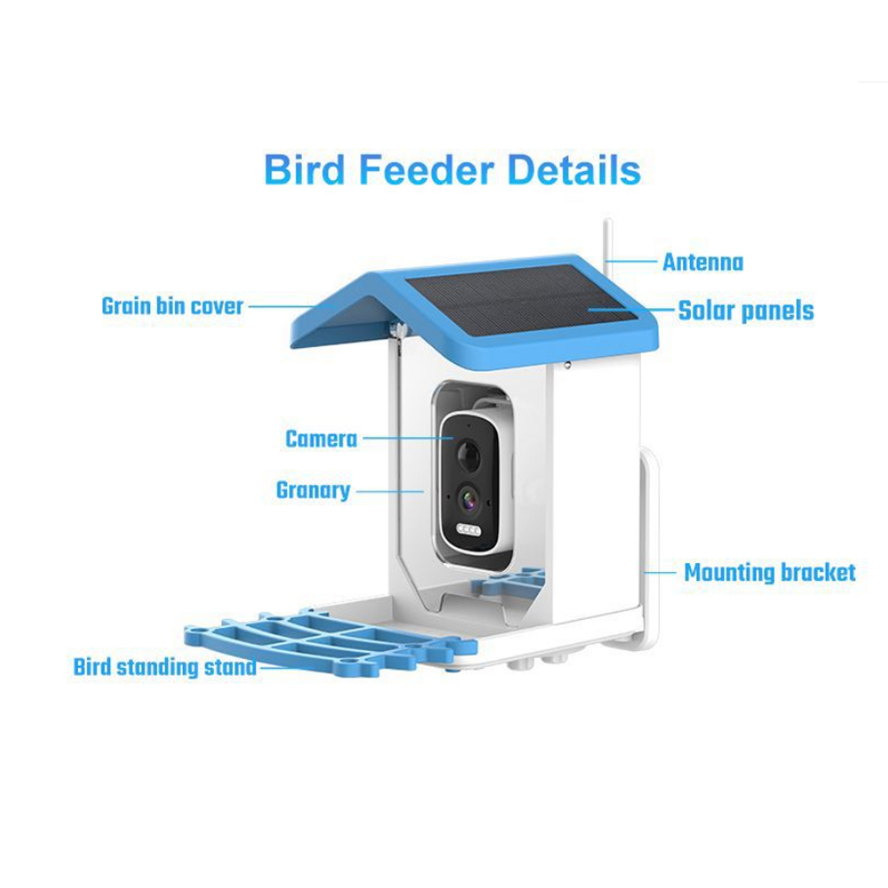 Solar 5 million Wifi with came - Smart Bird Feeder Camera recension och pris