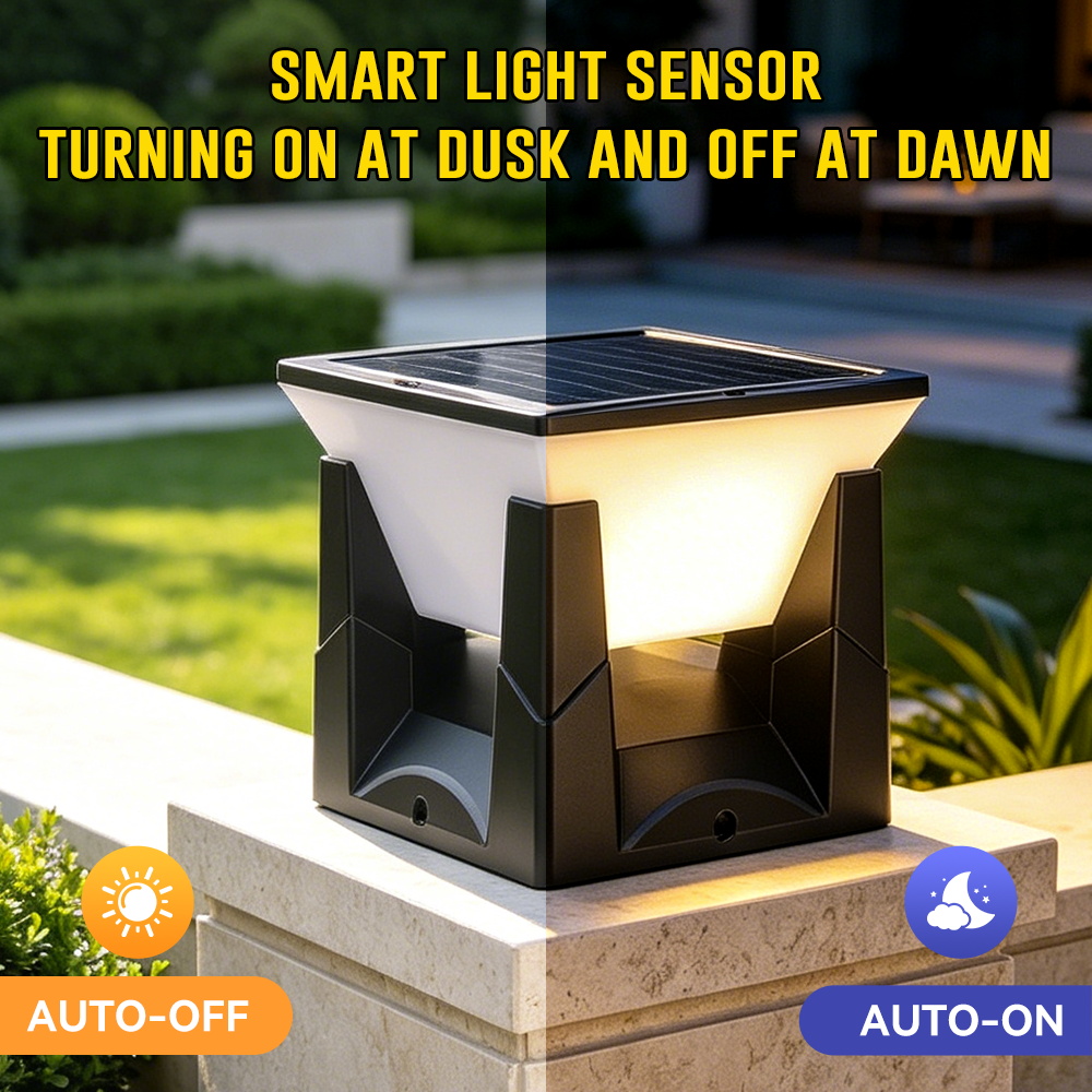 IP65 LED Solar Post Light Outd - Smart Garden Fence recension och pris