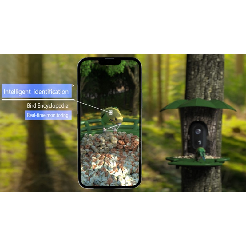 Solar AI Smart Bird Feeder Bir - Smart Garden Ai recension och pris