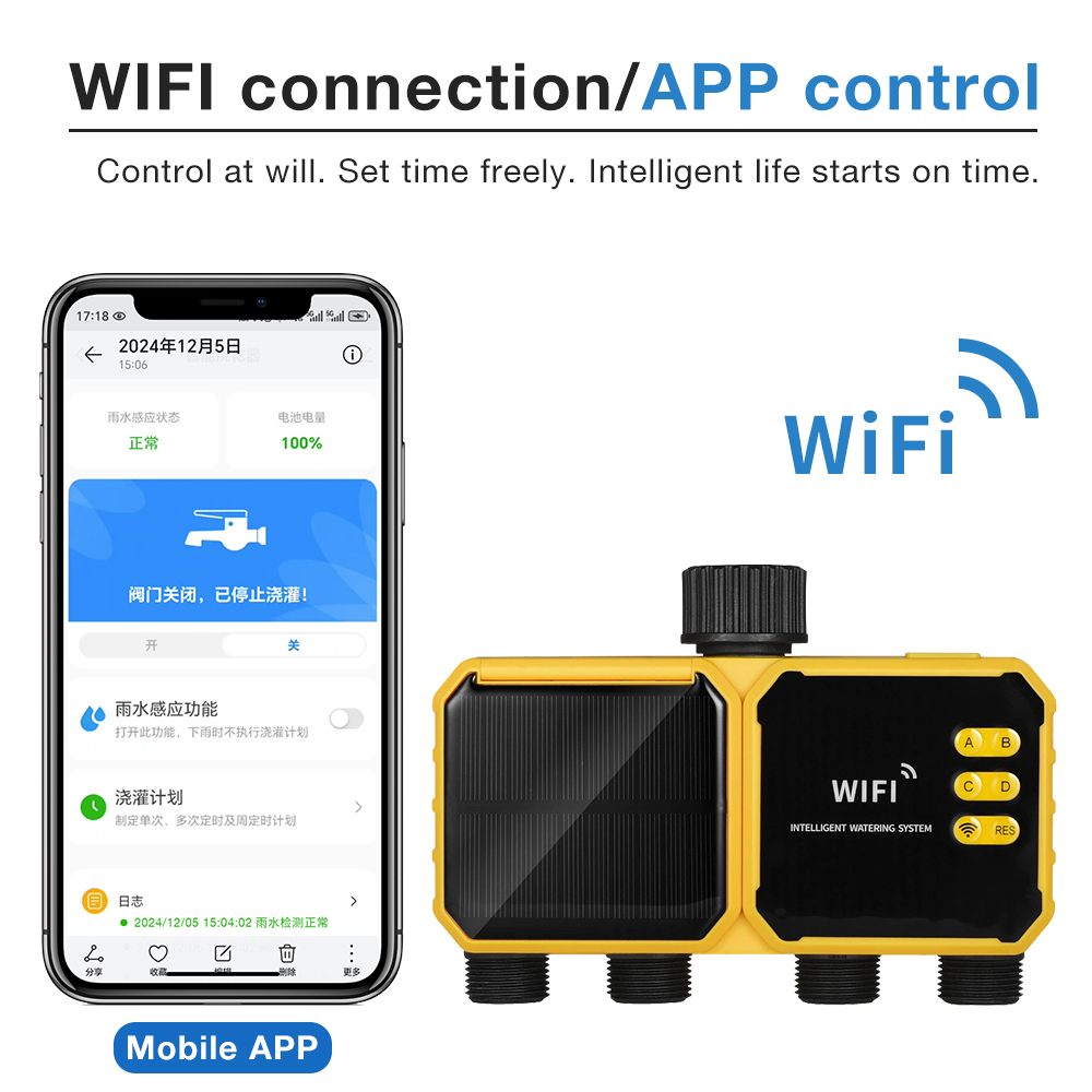 WiFi Solar Irrigation Timer 1/ - Smart Garden At Home recension och pris