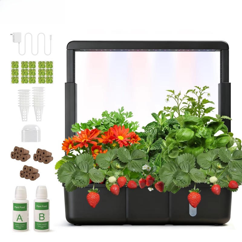 Indoor LED 15 Tube Hydroponics - Smart Garden At Home recension och pris