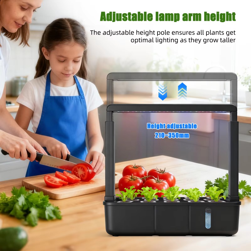Indoor LED 15 Tube Hydroponics - Smart Garden At Home recension och pris