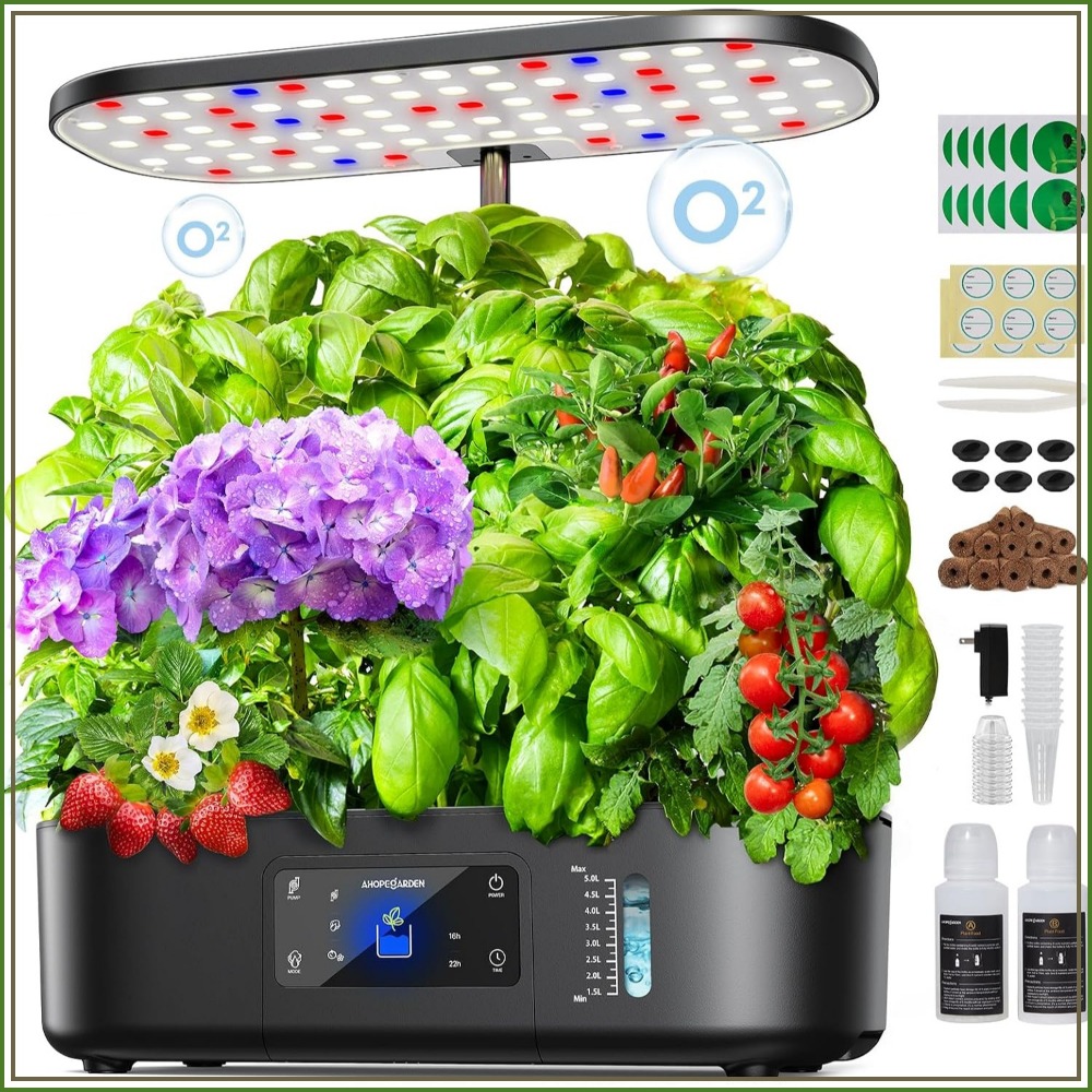 12-Pod Indoor Hydroponic Garde - Hydroponic Grow Pod recension och pris