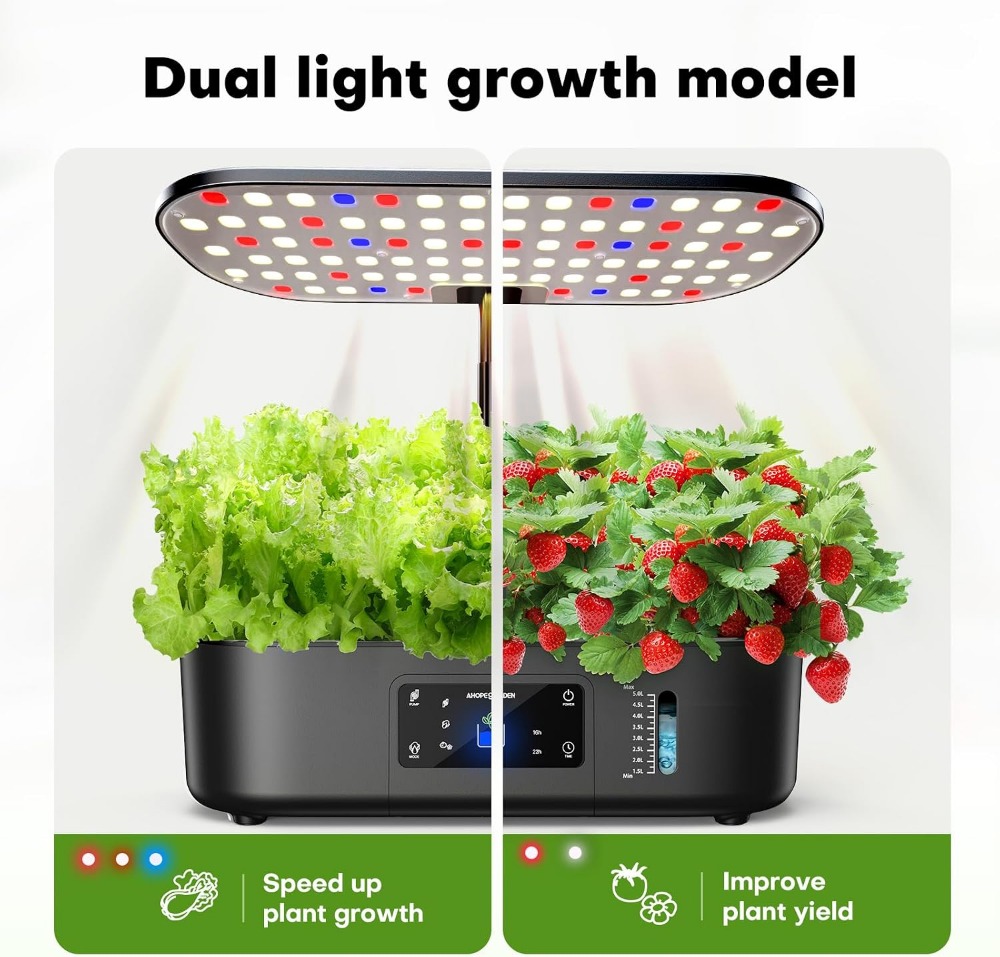 12-Pod Indoor Hydroponic Garde - Hydroponic Grow Pod recension och pris