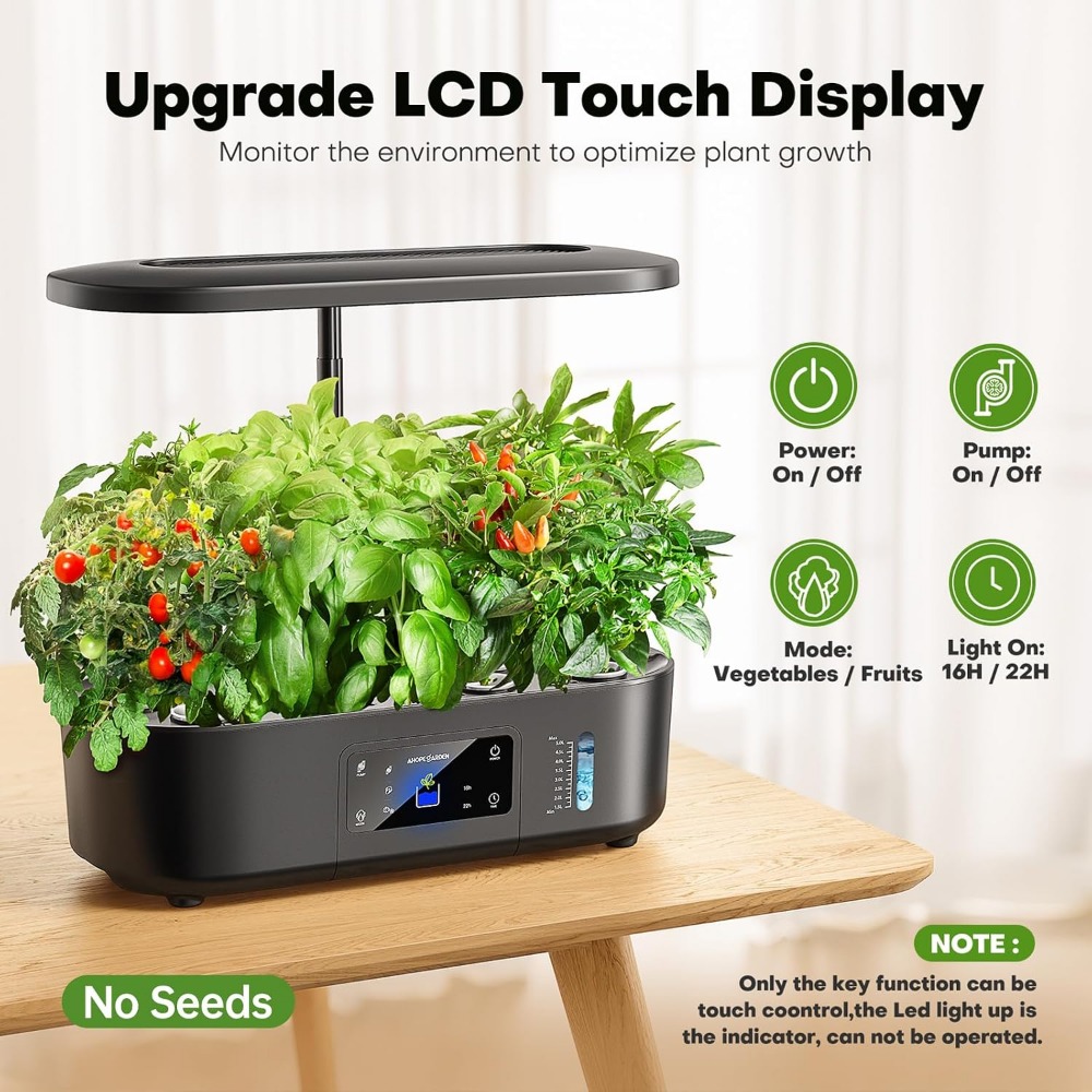 12-Pod Indoor Hydroponic Garde - Hydroponic Grow Pod recension och pris
