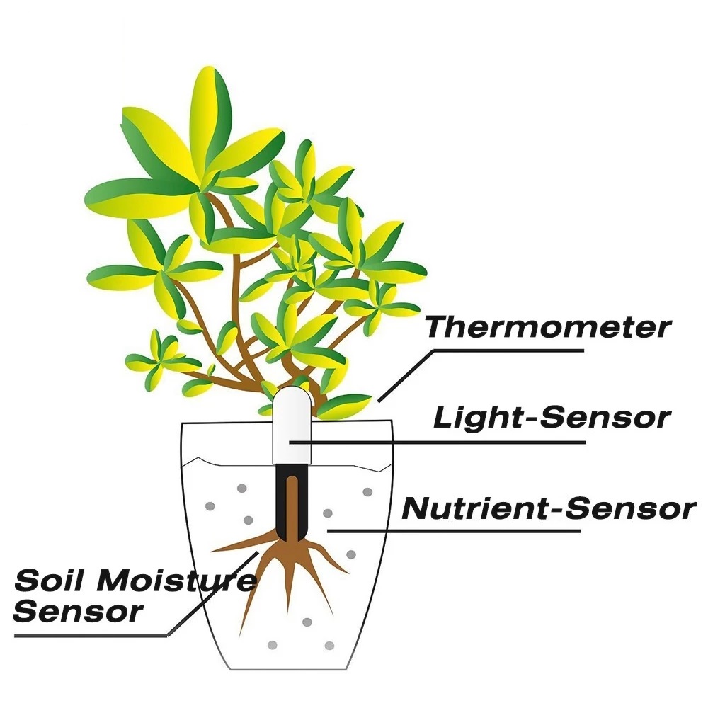 HHCC Flower Monitor Flora Gard - Smart Garden Water recension och pris