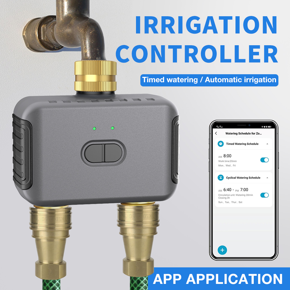 Tuya 2 Zone Watering Timer Gar - Smart Garden Indoor recension och pris