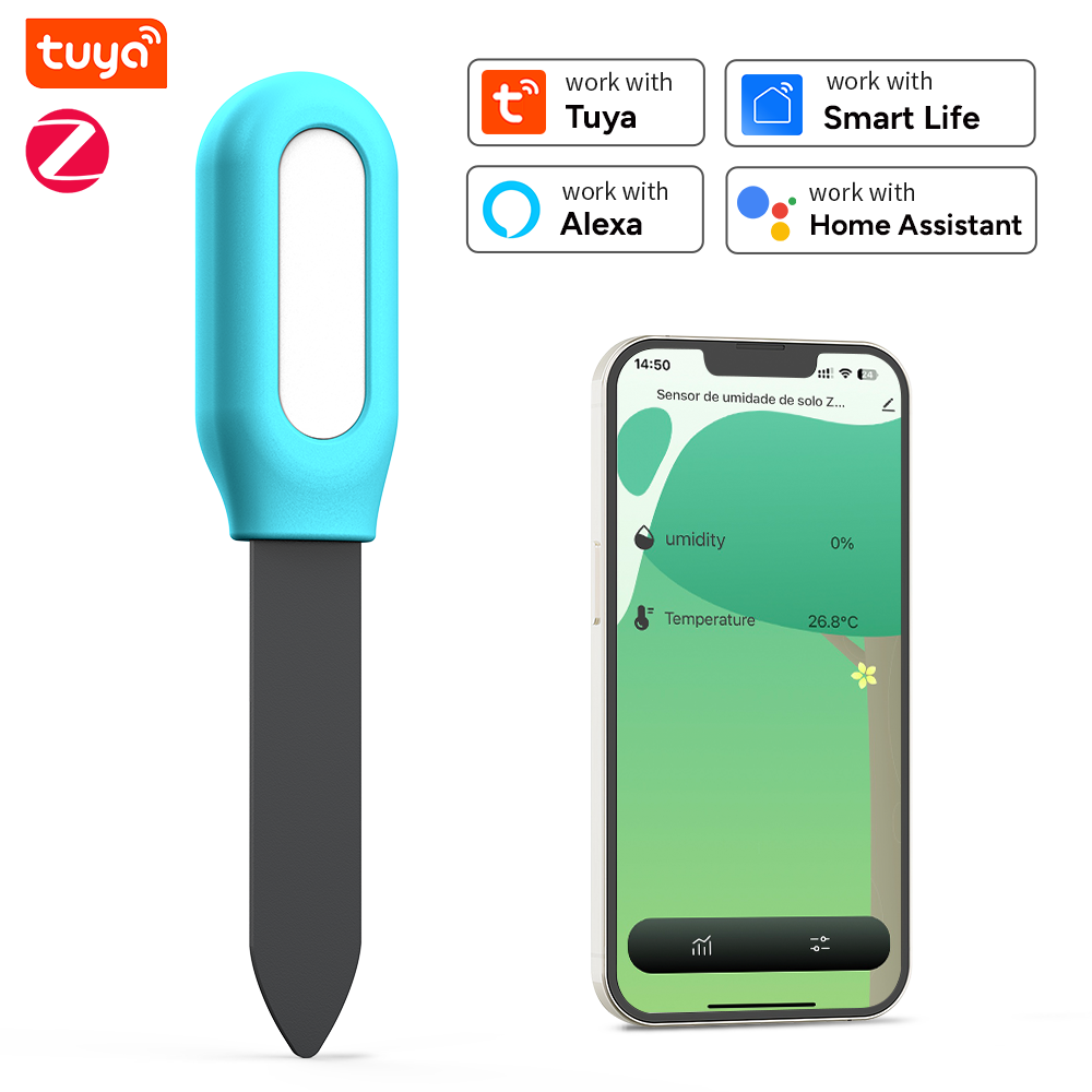 Tuya Zigbee Soil Sensor Humidi - Smart Garden Home Assistant recension och pris