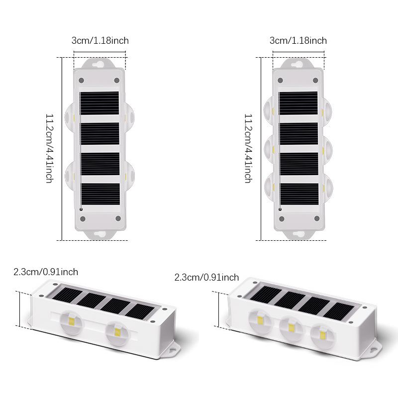 Pop 4Pcs Solar Wall Lights Wit - Smart Garden Fence recension och pris