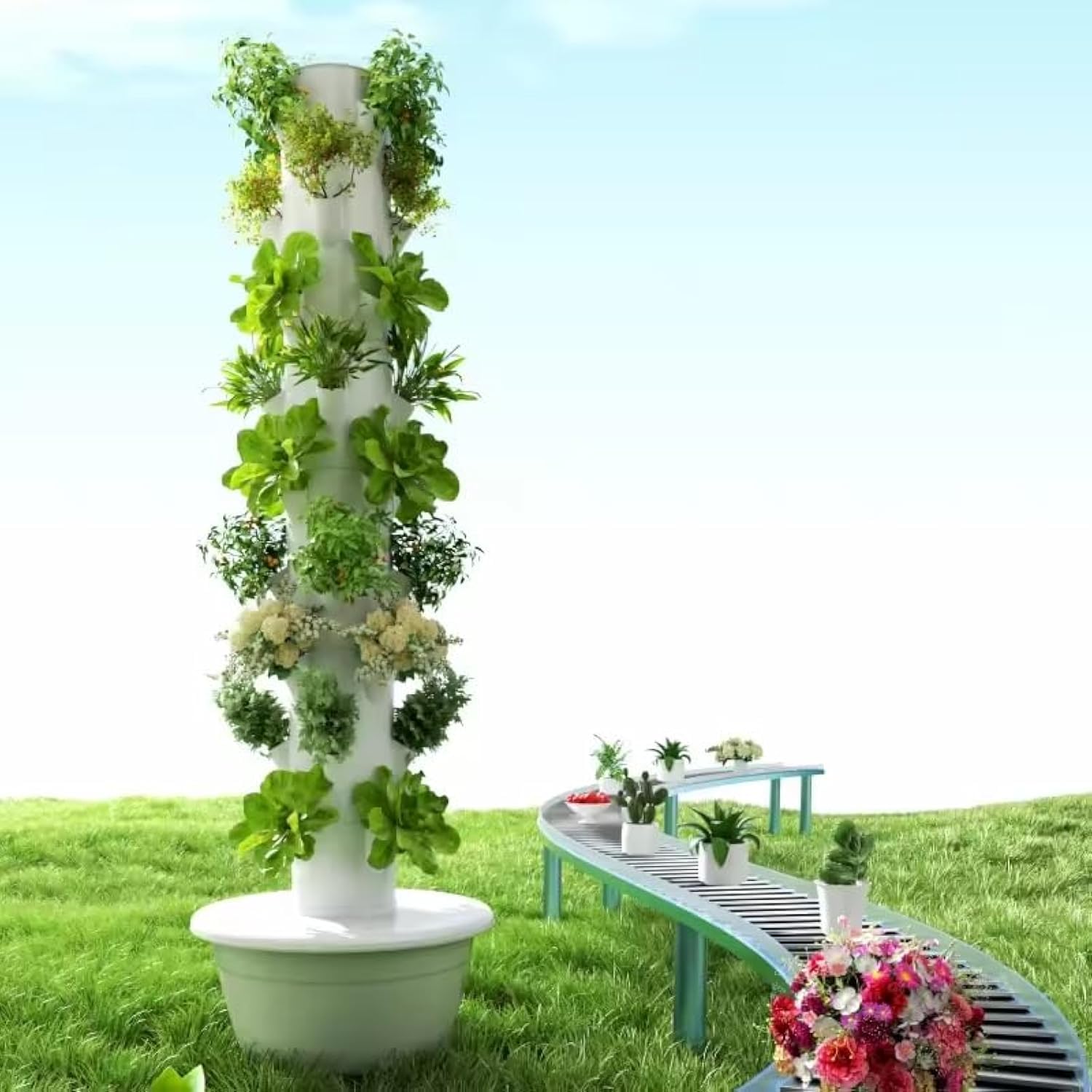 Vertical Hydroponic Grow Tower - Hydroponic Grow Pod recension och pris